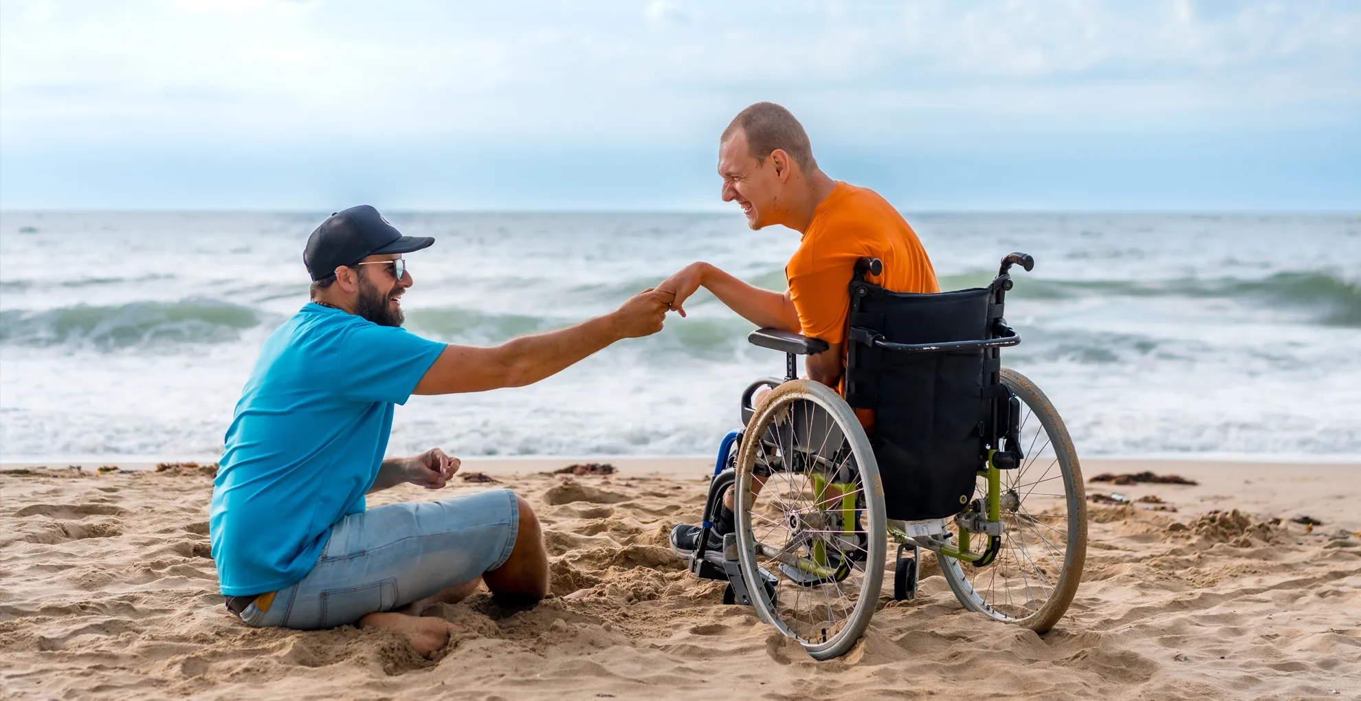 NDIS Provider Ipswich 1 Support worker and participant sharing a laugh